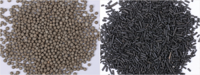 Carbon moisture-proof granules