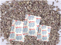 VdDry Provides package of high volume desiccant Montmorillonite moisture absorption package